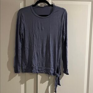 Long Sleeve Top with Tie